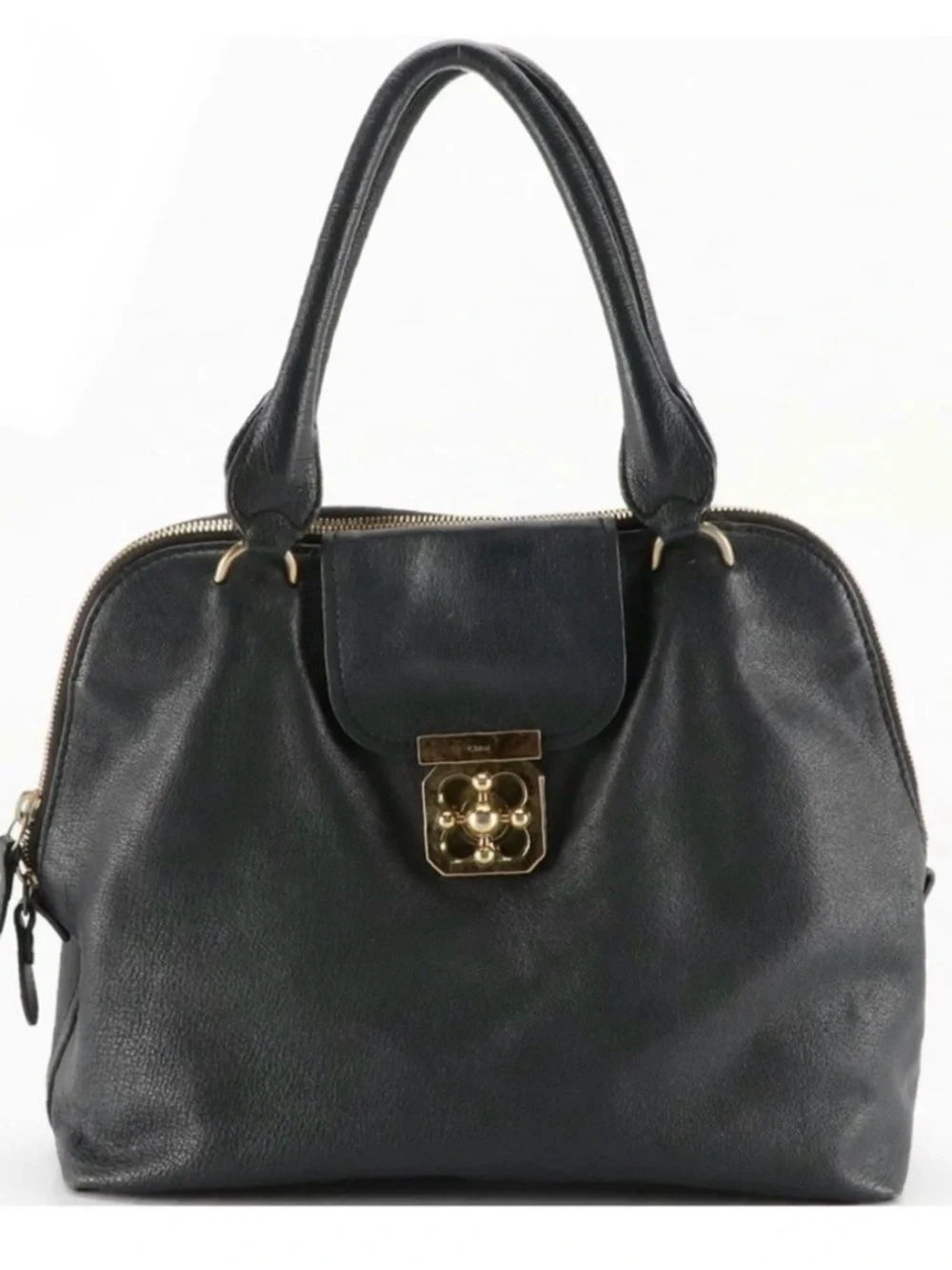 CHLOE BLACK LEATHER 
